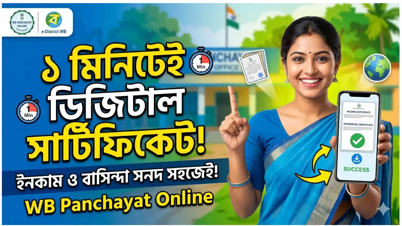 WB Panchayat Certificate Online